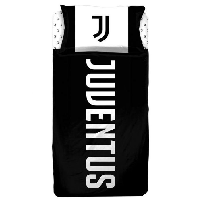 Juventus Sengetøj 140x200 Cm Fodbold Sengetøj 100  Bomulds Sengesæt
