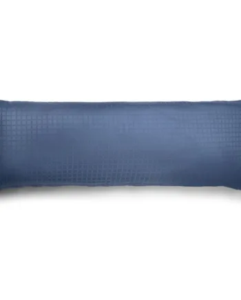 Luksus Pudebetræk 50x150 Cm 100  Bomuldssatin Daisy Blå  By Night Jacquard Vævet Stort Pude Betræk