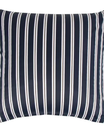 Pudebetræk 60x63 Cm 100  Blødt Bomuldssatin Stripe Blue Fra By Night