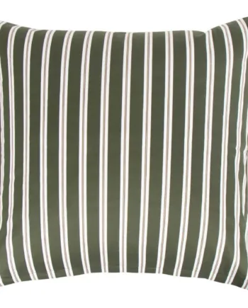 Pudebetræk 60x63 Cm 100  Blødt Bomuldssatin Stripe Green Fra By Night