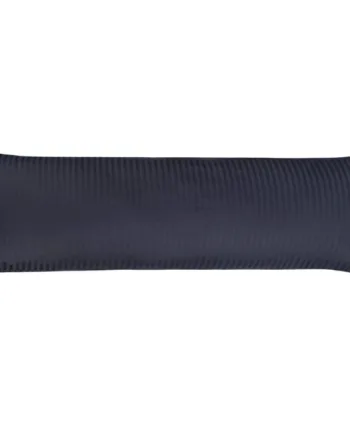Pudebetræk 50x150 Cm 100  Bomuldssatin Mørkeblåt Ensfarvet Pudebetræk Borg Living