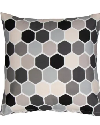 Pudebetræk 60x63 Cm Cube Gråt Hovedpudebetræk In Style Sengelinned   Mikrofiber
