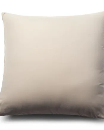Pudebetræk 60x63 Cm Ensfarvet Beige Hovedpudebetræk Microfiber Pudebetræk In Style