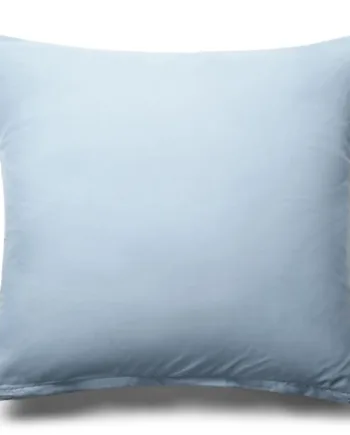 Pudebetræk 60x63 Cm Ensfarvet Lyseblåt Hovedpudebetræk Microfiber Pudebetræk In Style