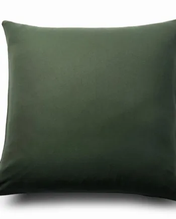 Pudebetræk 60x63 Cm Ensfarvet Mørkegrønt Hovedpudebetræk Microfiber Pudebetræk In Style