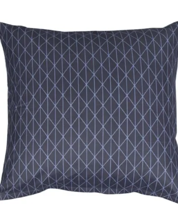 Pudebetræk 60x63 Cm Harlekin Blåt Hovedpudebetræk Vendbart Design In Style Sengelinned   Mikrofiber