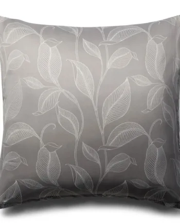 Pudebetræk 60x63 Cm Sandfarvet Hovedpudebetræk Med Blade Satin Pudebetræk In Style