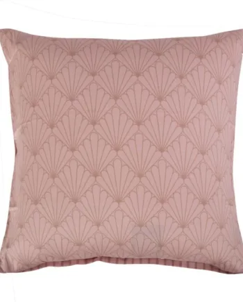 Pudebetræk 60x63 Cm Vendbart Design   100  Bomuldssatin Fan Peach Fra By Night