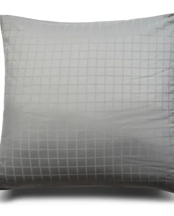 Pudebetræk 60x63 Cm 100  økologisk Bomuldssatin Gråt Hovedpudebetræk Gots Certificeret By Borg