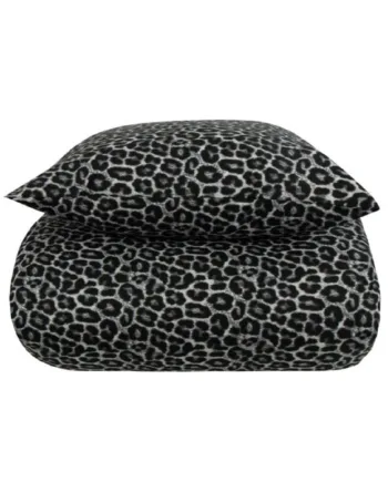 Sengetøj Dobbeltdyne 200x200 Cm Leopard Plettet Sengesæt 100  Bomuld Borg Living Dobbeltdyne Betræk