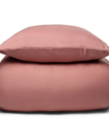 Sengetøj 140x220 Cm Ensfarvet Rosa Sengesæt Microfiber Sengelinned In Style Sengelinned