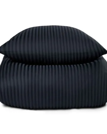 Sengetøj   100  Bomuldssatin 140x220 Cm Blåt Ensfarvet Sengesæt Borg Living Sengelinned