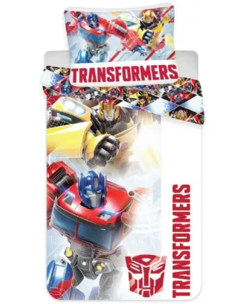 Sengetøj 150x210 Cm Transformers Sengetøj Børn Dynebetræk   100  Bomuld