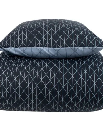 Sengetøj 140x220 Cm Harlequin Blå Dynebetræk Med   Design Sengelinned   100  Bomuld Borg Living