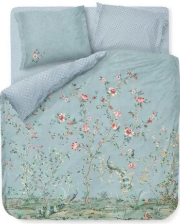 Sengetøj 200x220 Cm Okinawa Blue Vendbar Dobbelt Dynebetræk 100  Bomuld Pip Studio Sengetøj