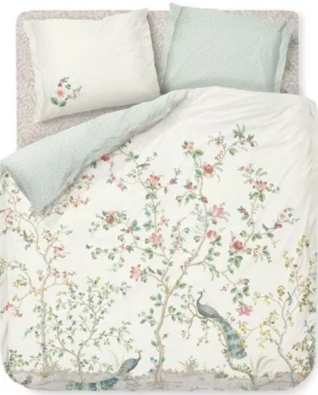 Sengetøj 200x220 Cm Okinawa White Vendbar Dobbelt Dynebetræk 100  Bomuld Pip Studio Sengetøj