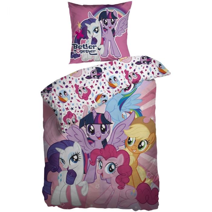 økologisk My Little Pony Sengetøj 140x200 Cm Børnesengetøj Sengesæt   100  økologisk Bomuld