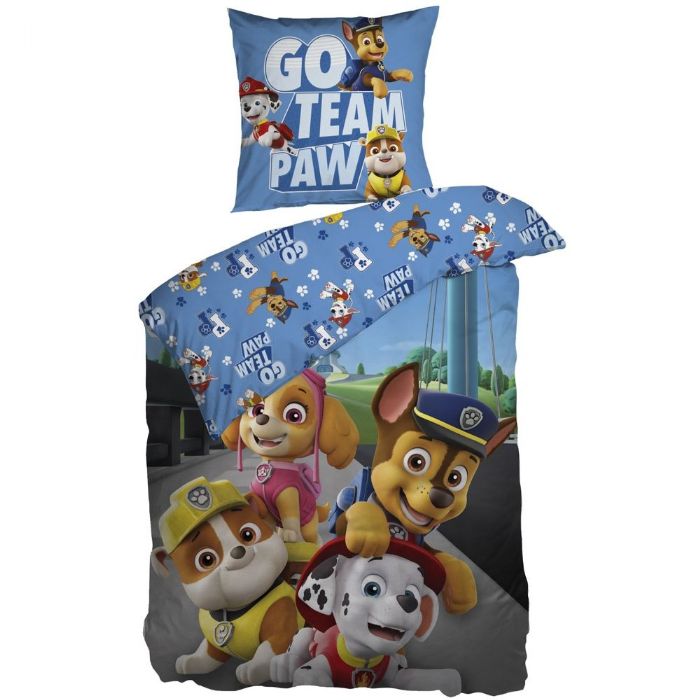 økologisk Paw Patrol Sengetøj 140x200 Cm Børnesengetøj Sengesæt   100  økologisk Bomuld