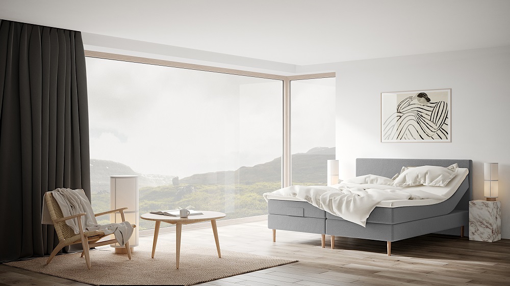 Bbc Plus Cool Elevationsløsning 160x210 Cm Linak Motor Inkl Cool Topmadras