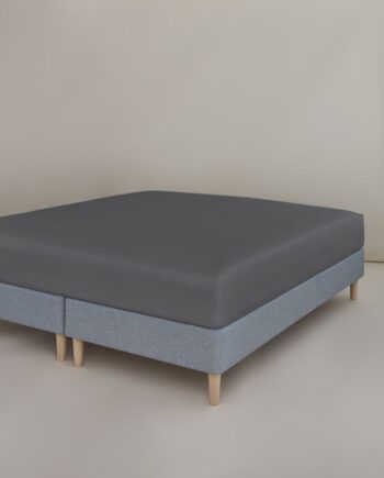 Cphliving Faconlagen 100  Percale -90x200-mørkegrå 12