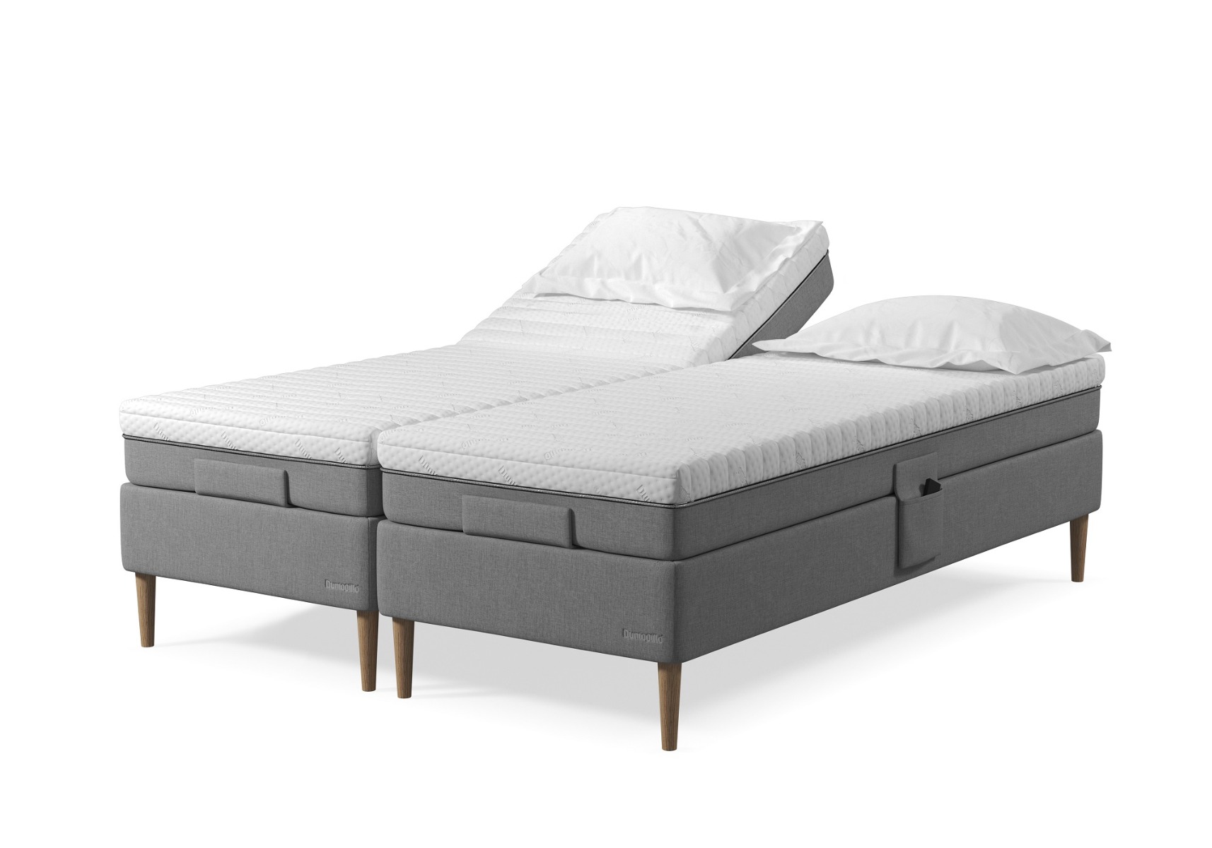 Dunlopillo Pure Deluxe Elevationsseng 180x200 Cm Med Indbygget Topmadras Naturlatex