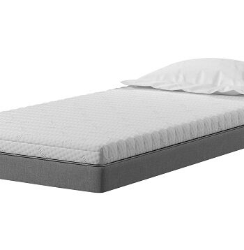 Dunlopillo  Pure Deluxe Latexmadras-medium Hovedpude Largeysegrå-90x200