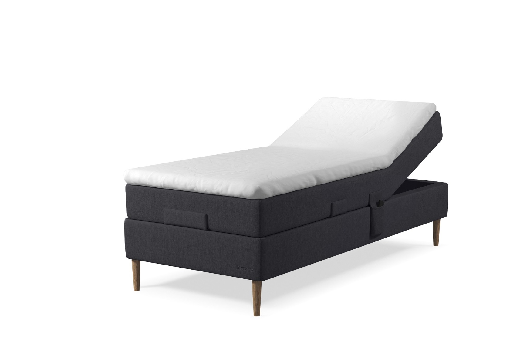 Dunlopillo Pure Elevationsseng 90x210 Cm Naturlatex åndbart Holdbart Og Allergivenligt