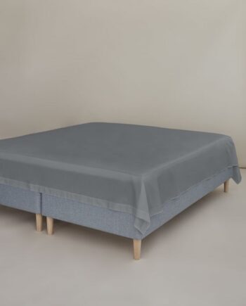 Fladt Lagen 100  Percale-180x260-mørkegrå 12