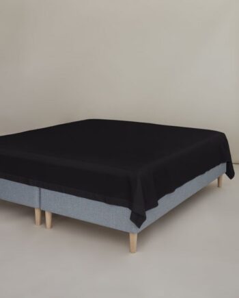 Fladt Lagen 100  Percale-240x260-sort