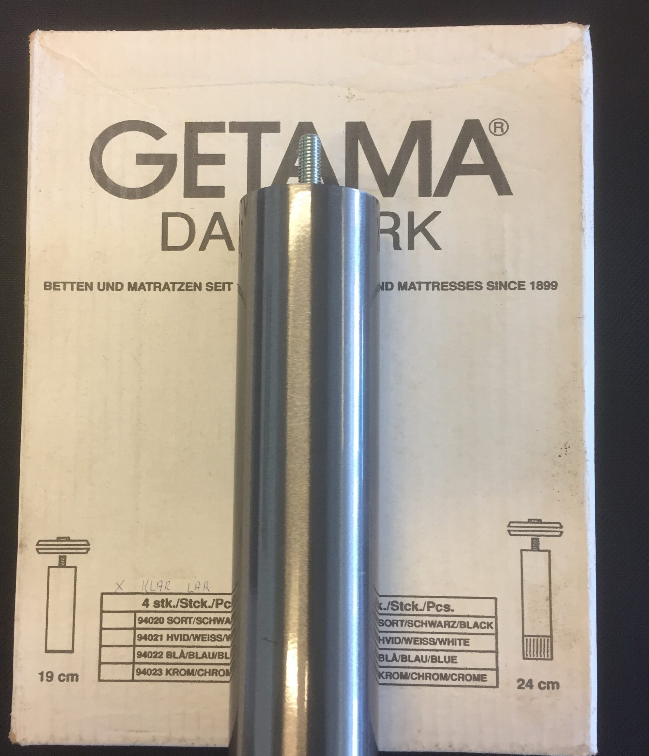 Getama Stålben 19 Cm