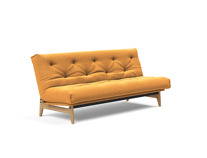 Innovation Aslak Sovesofa Fast Betræk 140x200 Cm Soft Spring Madras-536