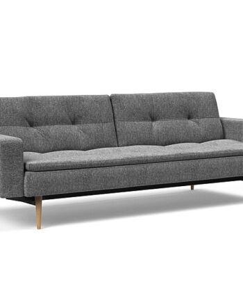 Innovation  Dublexo Sovesofa Med Polstret Armlæn Liggemål 115x210 Cm-563  Hovedpude Largeys