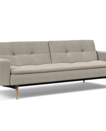 Innovation  Dublexo Sovesofa Med Polstret Armlæn Liggemål 115x210 Cm-579 Hovedpude Largeys