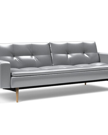 Innovation  Dublexo Sovesofa Med Polstret Armlæn Liggemål 115x210 Cm-688 Hovedpude Largeys