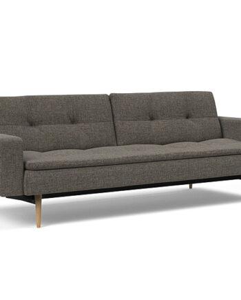 Innovation  Dublexo Sovesofa Med Polstret Armlæn Liggemål 115x210 Cm-216  Hovedpude Largeys