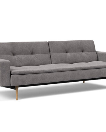 Innovation  Dublexo Sovesofa Med Polstret Armlæn Liggemål 115x210 Cm-217  Hovedpude Largeys