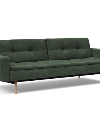 Innovation  Dublexo Sovesofa Med Polstret Armlæn Liggemål 115x210 Cm-281 Hovedpude Largeys