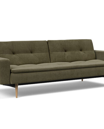 Innovation  Dublexo Sovesofa Med Polstret Armlæn Liggemål 115x210 Cm-316 Hovedpude Largeys