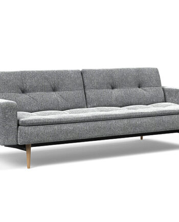 Innovation  Dublexo Sovesofa Med Polstret Armlæn Liggemål 115x210 Cm-351  Hovedpude Largeys