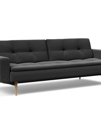 Innovation  Dublexo Sovesofa Med Polstret Armlæn Liggemål 115x210 Cm-529 Hovedpude Largeys