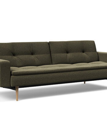 Innovation  Dublexo Sovesofa Med Polstret Armlæn Liggemål 115x210 Cm-535 Hovedpude Largeys