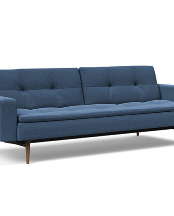 Innovation  Dublexo Sovesofa Med Polstret Armlæn Liggemål 115x210 Cm-537-mørke