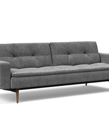 Innovation  Dublexo Sovesofa Med Polstret Armlæn Liggemål 115x210 Cm-563 -mørke