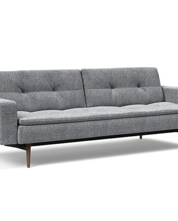 Innovation  Dublexo Sovesofa Med Polstret Armlæn Liggemål 115x210 Cm-565 -mørke