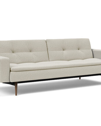Innovation  Dublexo Sovesofa Med Polstret Armlæn Liggemål 115x210 Cm-527-mørke