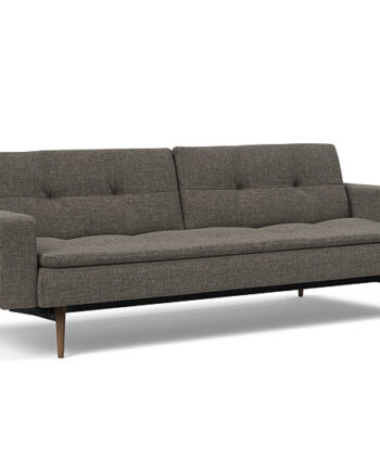 Innovation  Dublexo Sovesofa Med Polstret Armlæn Liggemål 115x210 Cm-216 -mørke