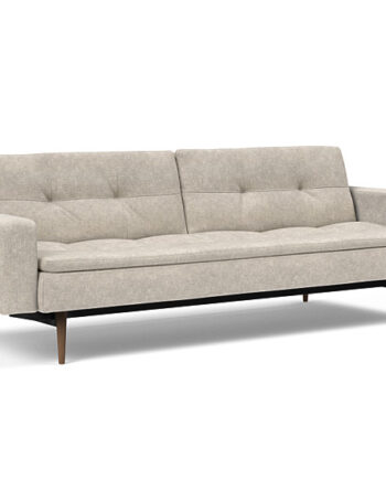 Innovation  Dublexo Sovesofa Med Polstret Armlæn Liggemål 115x210 Cm-280-mørke