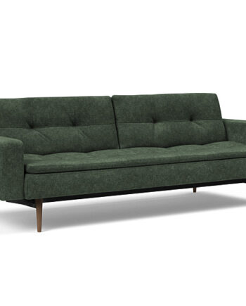 Innovation  Dublexo Sovesofa Med Polstret Armlæn Liggemål 115x210 Cm-281-mørke