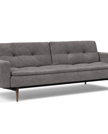Innovation  Dublexo Sovesofa Med Polstret Armlæn Liggemål 115x210 Cm-282-mørke
