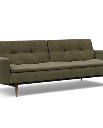 Innovation  Dublexo Sovesofa Med Polstret Armlæn Liggemål 115x210 Cm-316-mørke